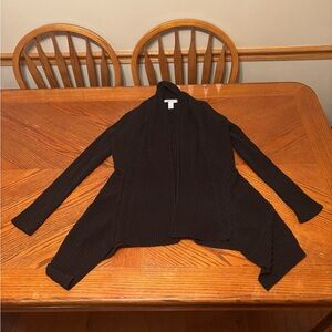 White House Black Market Black Cardigan Sweater
